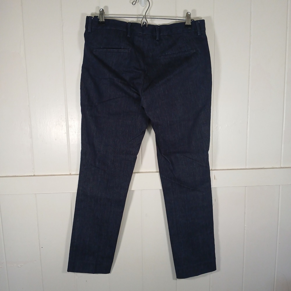 Moncler Pantalone Sportivo Men 48 Dark Indigo Stretch Denim Trousers Slim BL3